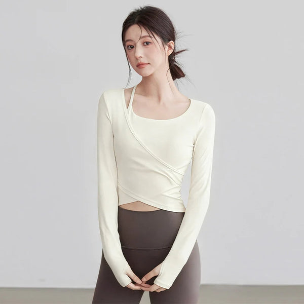 Chic Autumn Workout Top